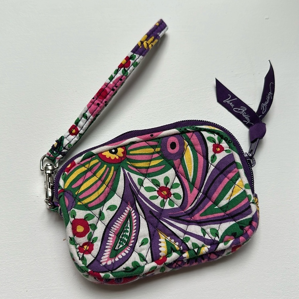 Vera Bradley wristlet pouch